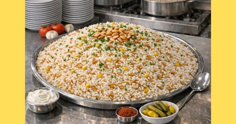 100 Kişilik Pirinç Pilavı Tarifi