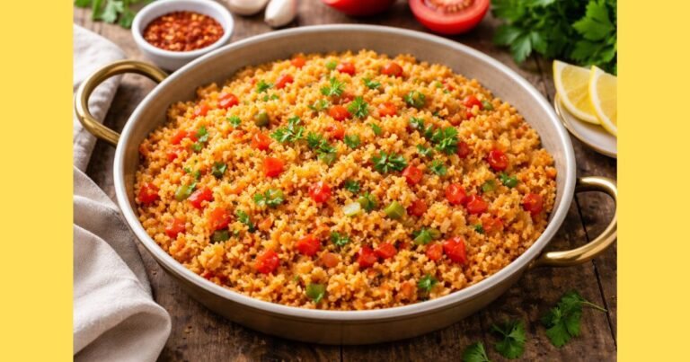 4 Kişilik Bulgur Pilavı Tarifi
