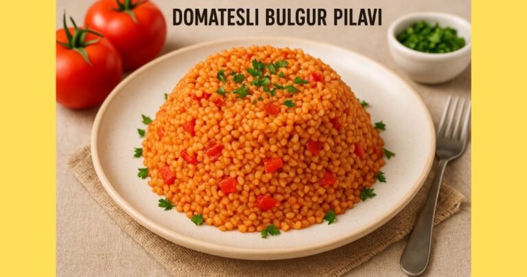 Domatesli Bulgur Pilavı Tarifi