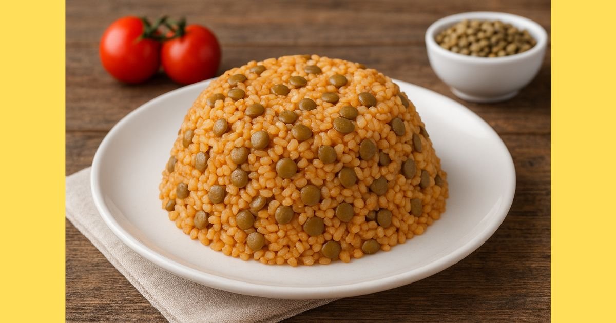 Mercimekli Bulgur Pilavı Tarifi 2 Kişilik