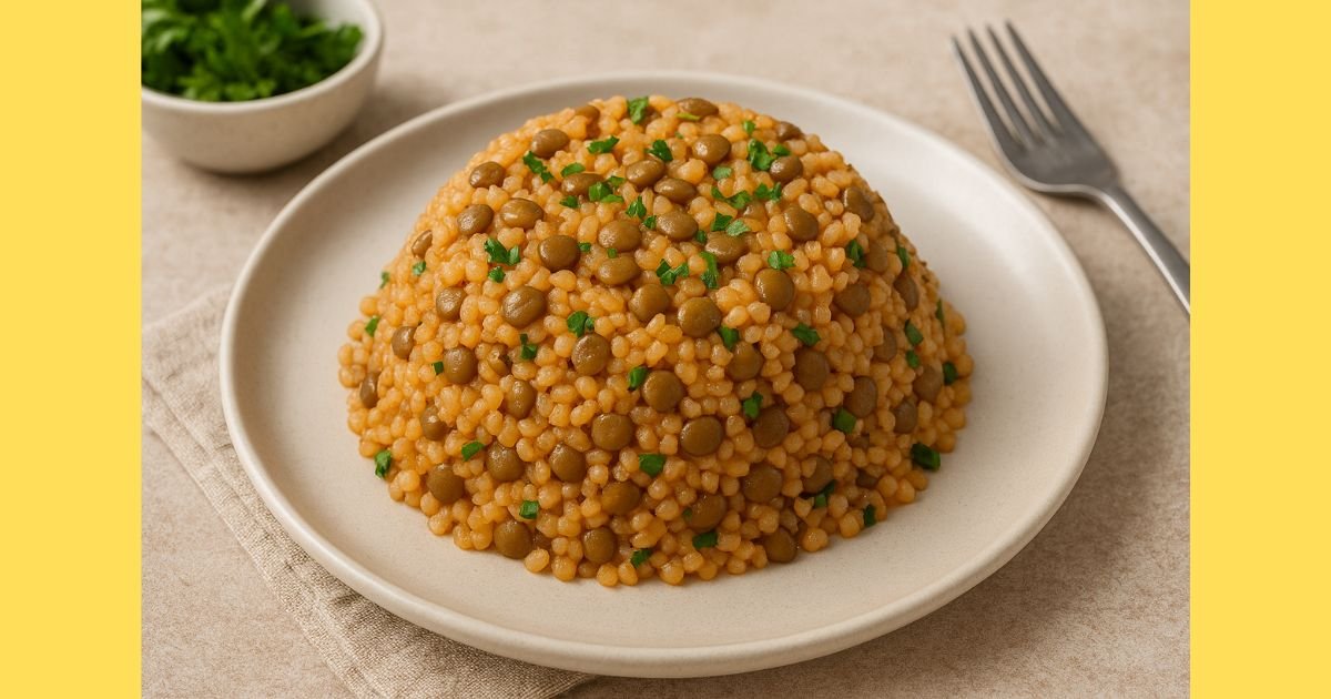 Mercimekli Bulgur Pilavı Tarifi