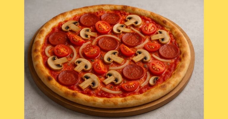 Peynirsiz Pizza Tarifi