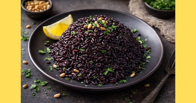 Siyah Pirinç Pilavı Tarifi