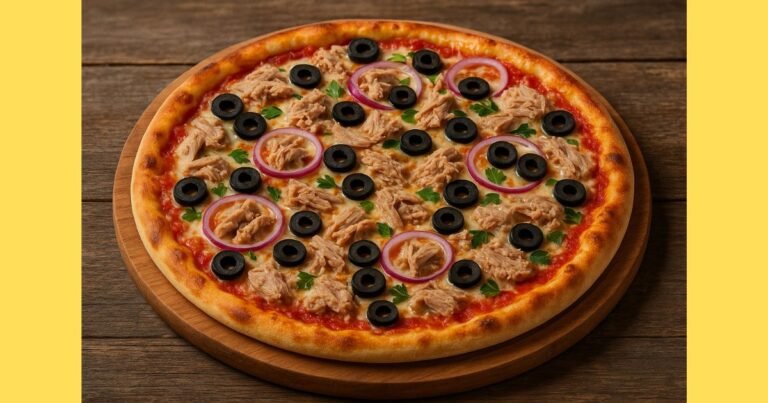 Ton Balıklı Pizza Tarifi