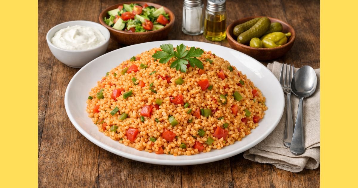 Üç Kişilik Bulgur Pilavı Tarifi