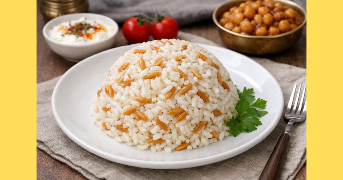 Üç Kişilik Pirinç Pilavı Tarifi