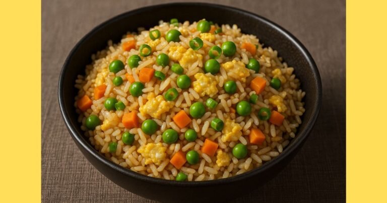 Yumurtalı Çin Pilavı Tarifi