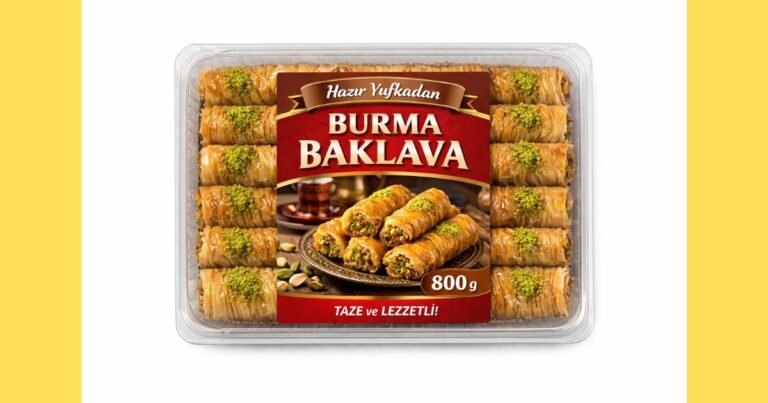 800 Gr Hazır Yufkadan Burma Baklava Tarifi