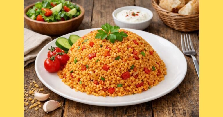 Dört Kişilik Bulgur Pilavı Tarifi
