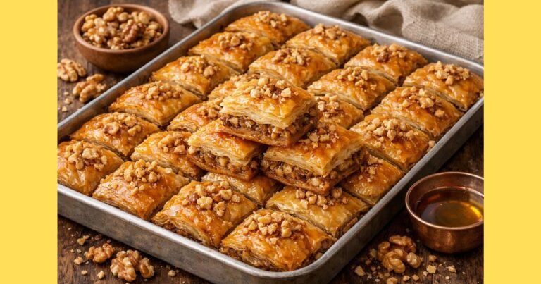 Ev Yapımı Cevizli Baklava Tarifi