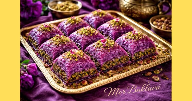 Mor Baklava Tarifi