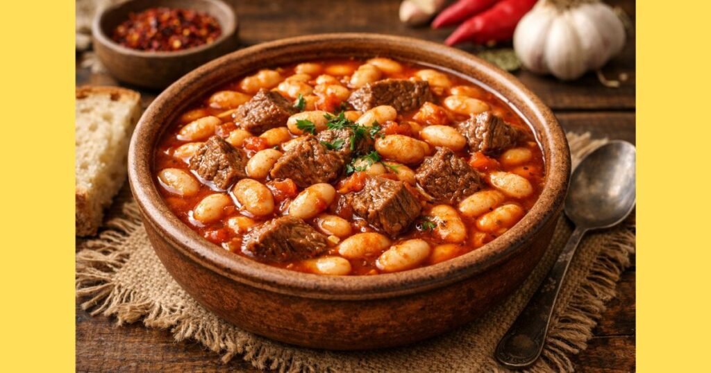 Etli Kuru Fasulye Tarifi