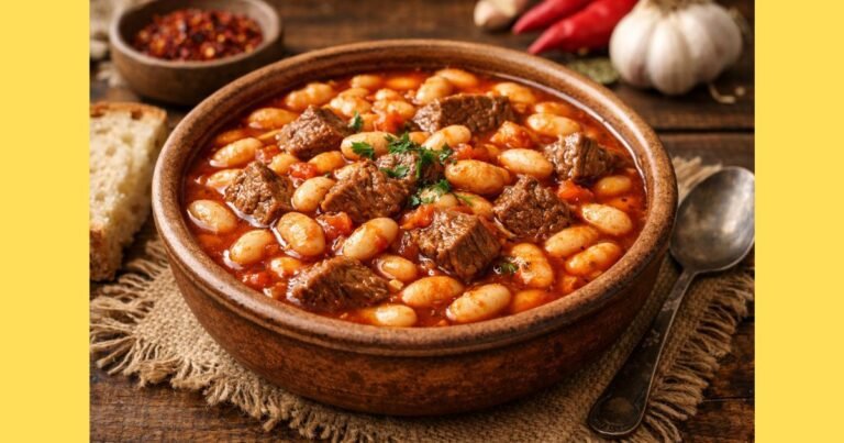 Etli Kuru Fasulye Tarifi